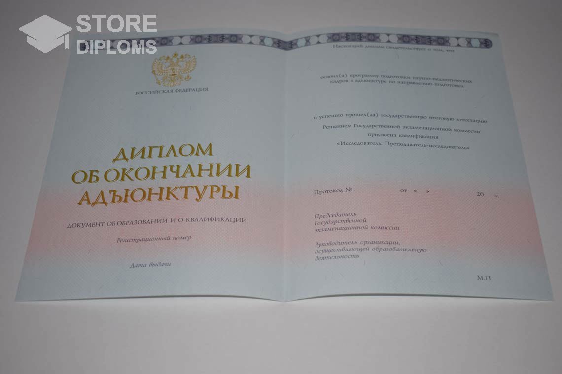 Диплом Адъюнктуры период выдачи 2014-2025  Челябинск